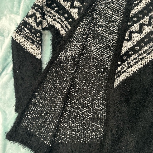 MAK soft cozy fuzzy cardigan xs-measures to medium. P2P 23” by MAK sweaters - Picture 7 of 13